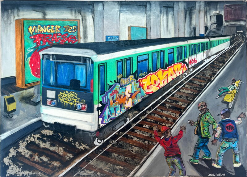 Gallieni métro en station